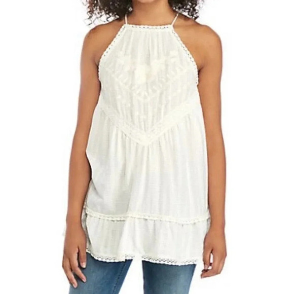 Free People NWOT’s Elisa Tunic, spaghetti straps, oversized. Size XS - Picture 3 of 9